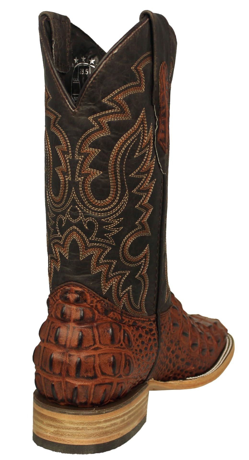 Cognac Leather Cowboy Boots N58847