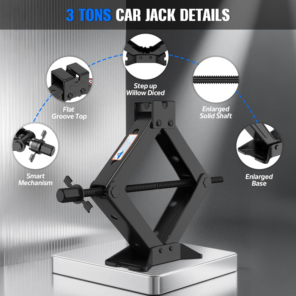3 Ton Scissor Jack W3193