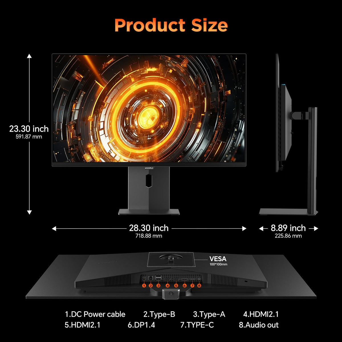 32 inch 4K OLED Gaming Monitor D836