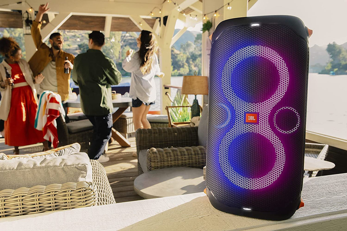 Portable Party Speaker with Built-in Lights Y482837
