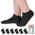 Diabetic Socks for Women Men Size 9-11, 6 Pairs Low Cut Non Binding E56695