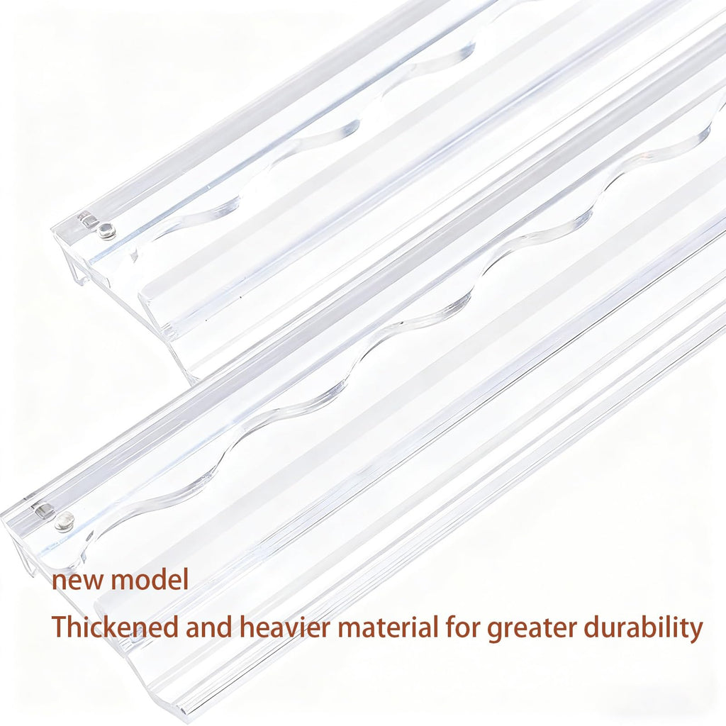 Clear Acrylic Mahjong Racks with Pushers, 4-Pack M6604