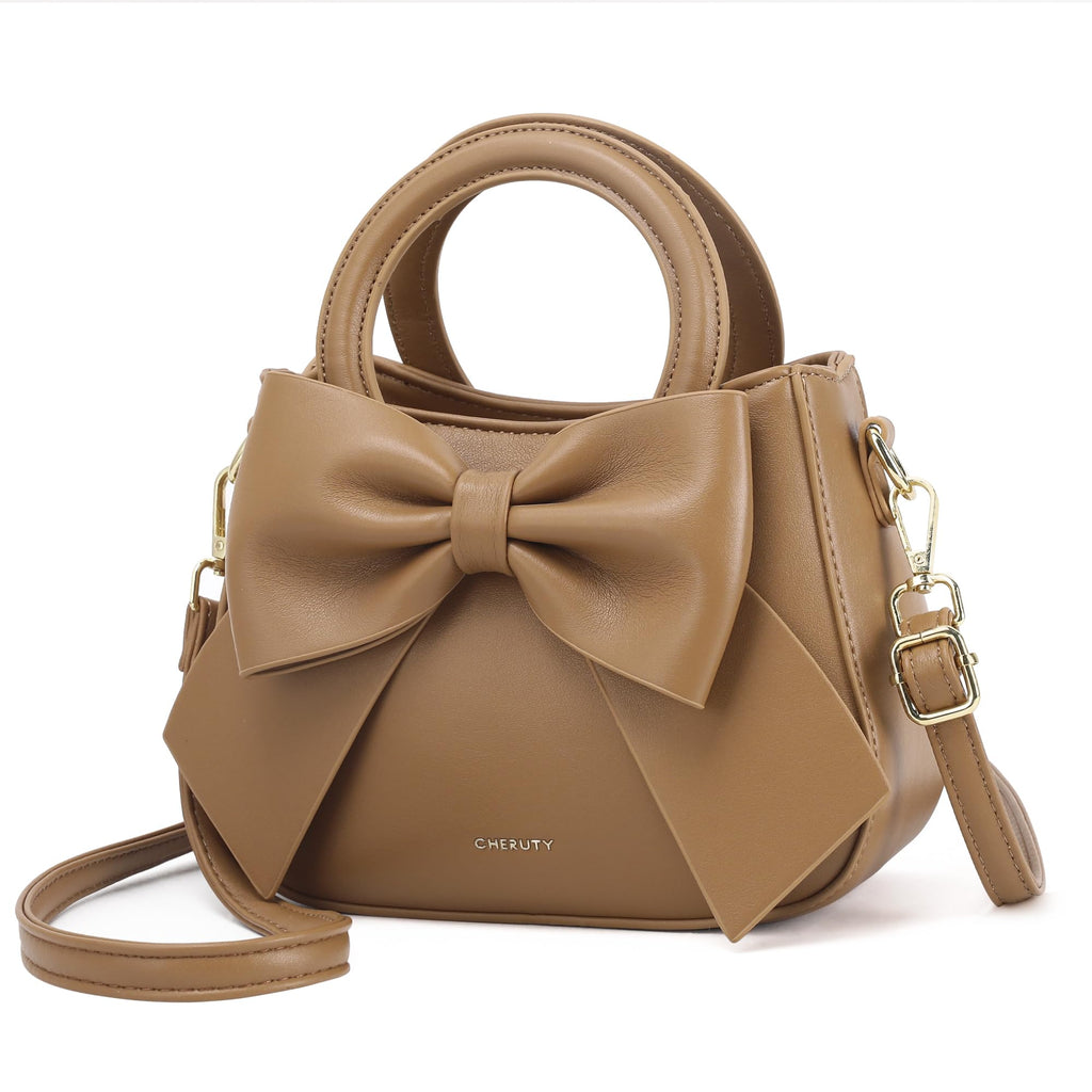 Vegan Leather Crossbody Bag with Top Carry Handle W2569