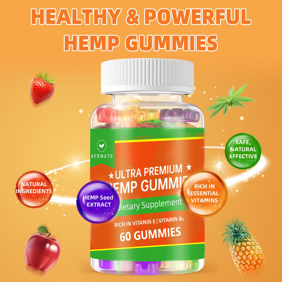 Hemp Gummies 120 Gummies S669512