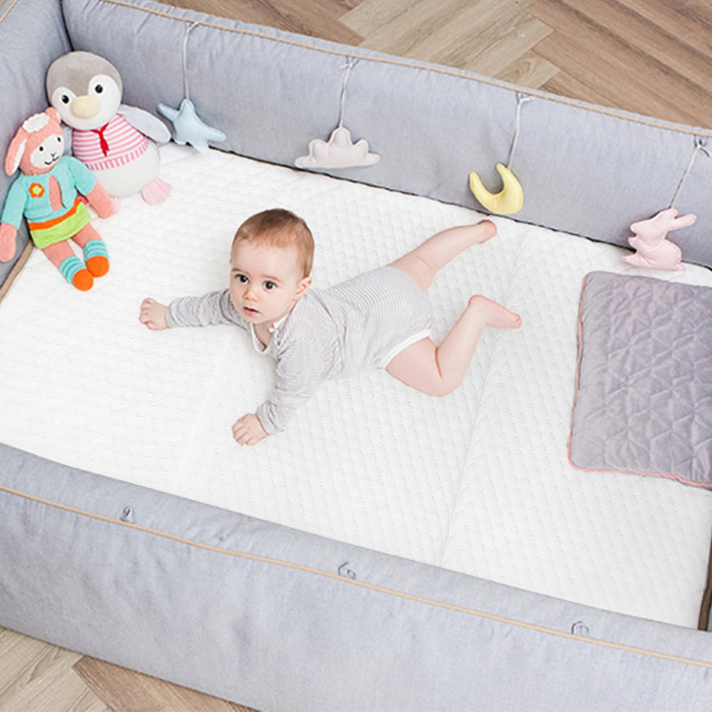 38”x26” Trifold Dual-Firmness Memory Foam Pack and Play Mattress S346776