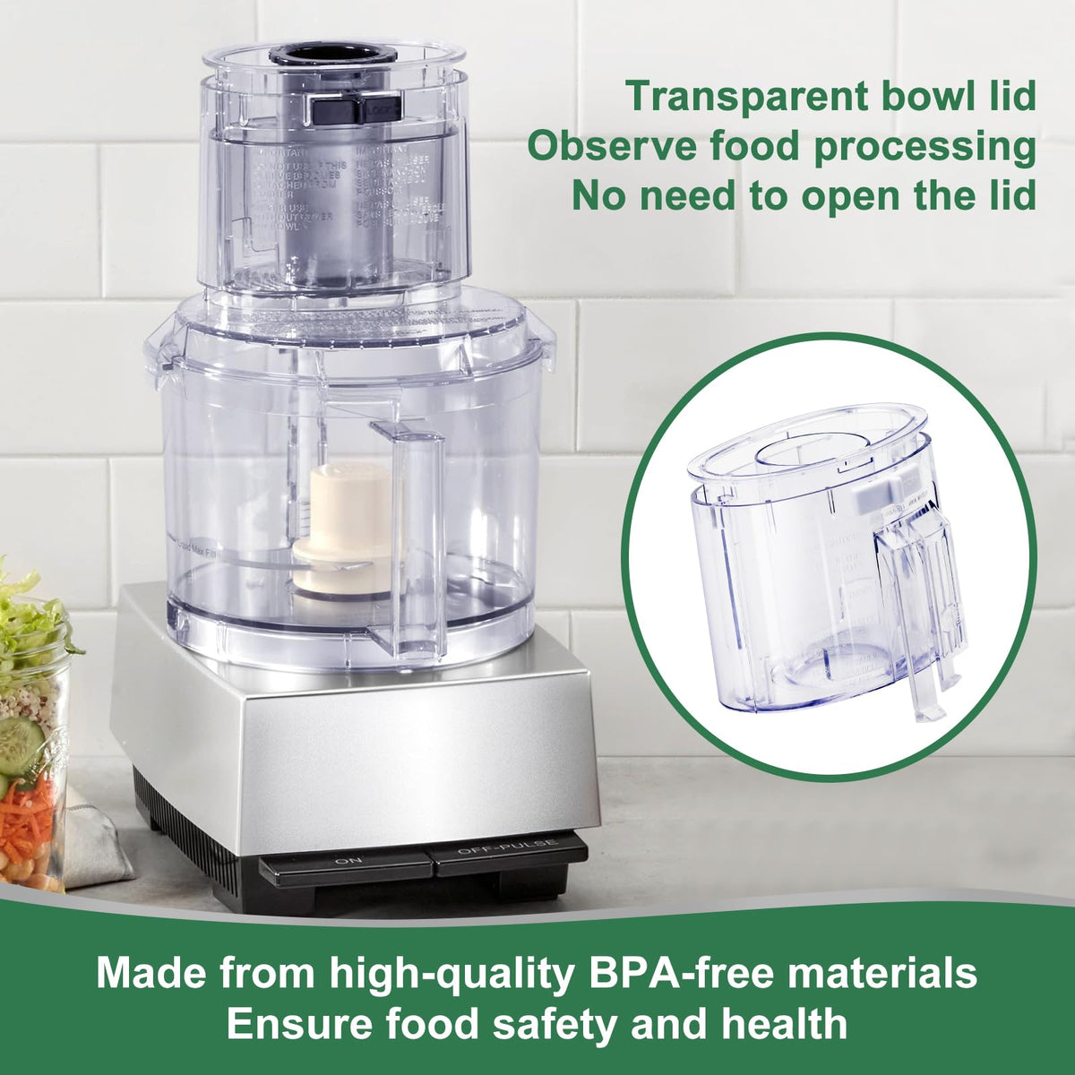 7-cup Food Processor Work Bowl Pusher and Sleeve Assembly N696826
