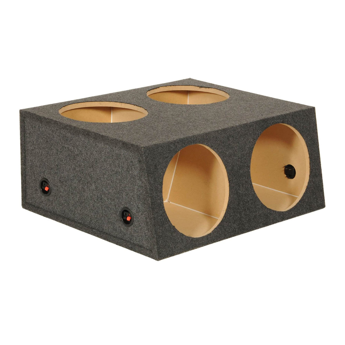 12 Inch 4 Hole Sealed Divided Speaker Box Subwoofer Enclosure P3693