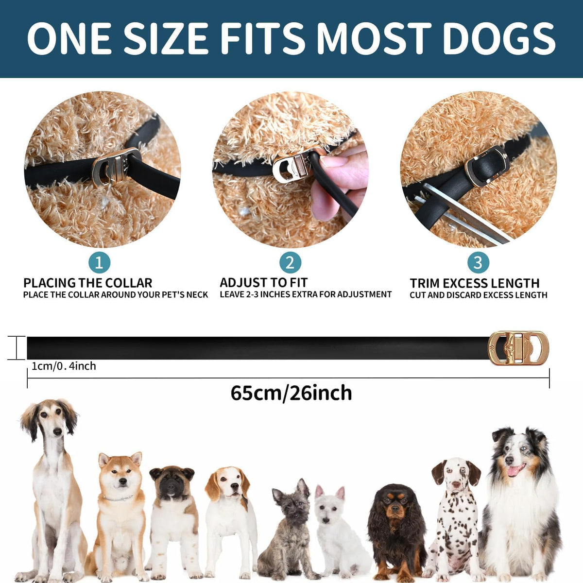 Flea Collar for Dogs 4 Pack G909953