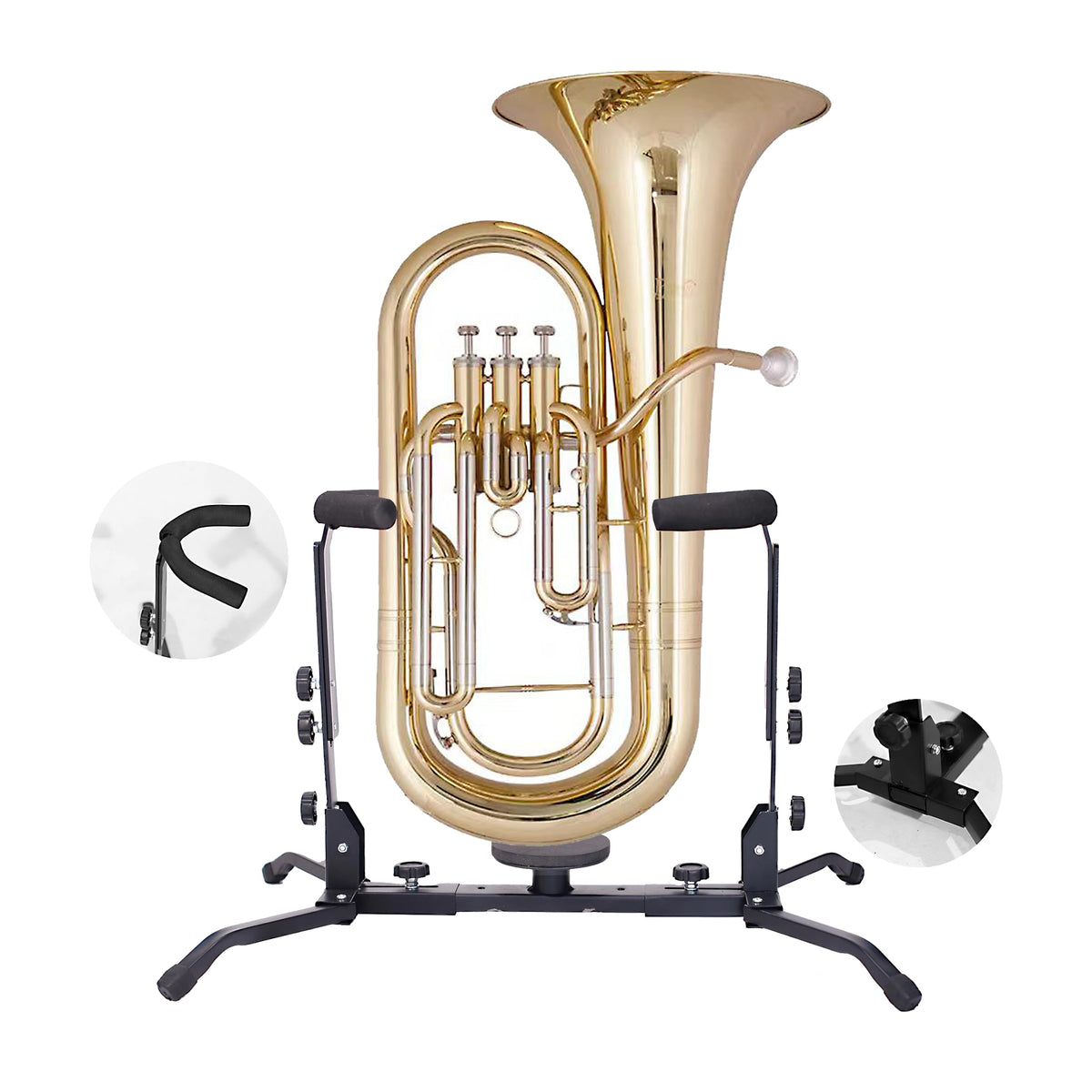 Adjustable Foldable Tuba Stand G306