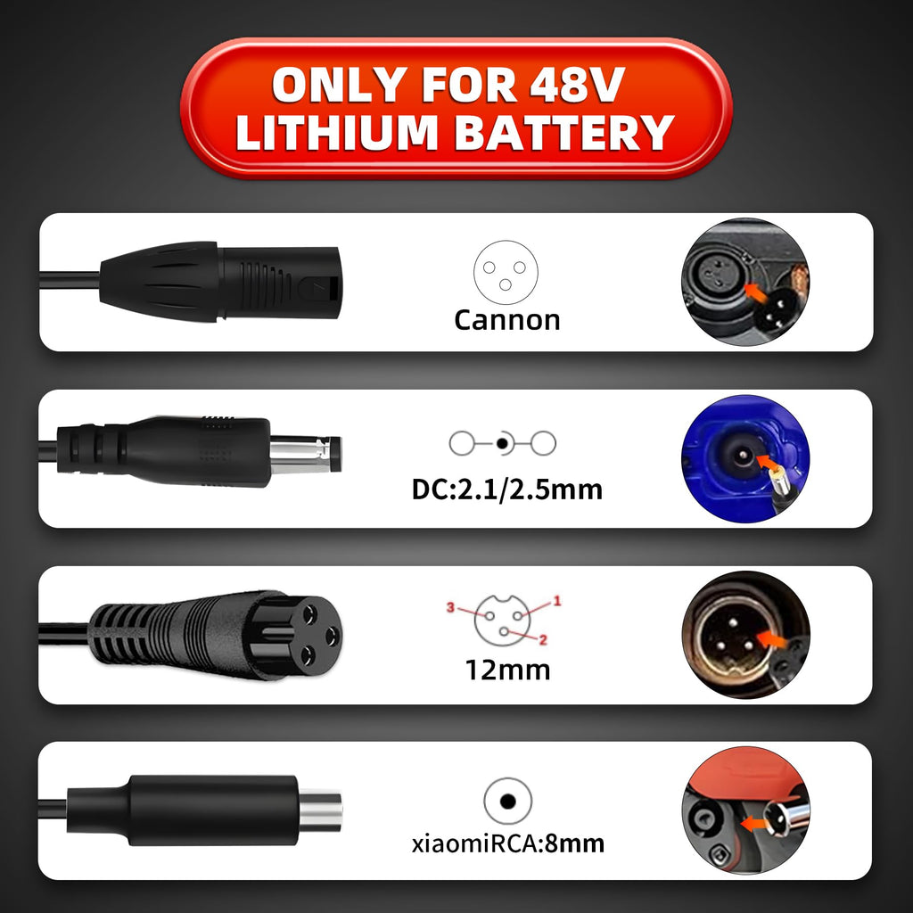 54.6V 2A Electric Bike Charger M76957