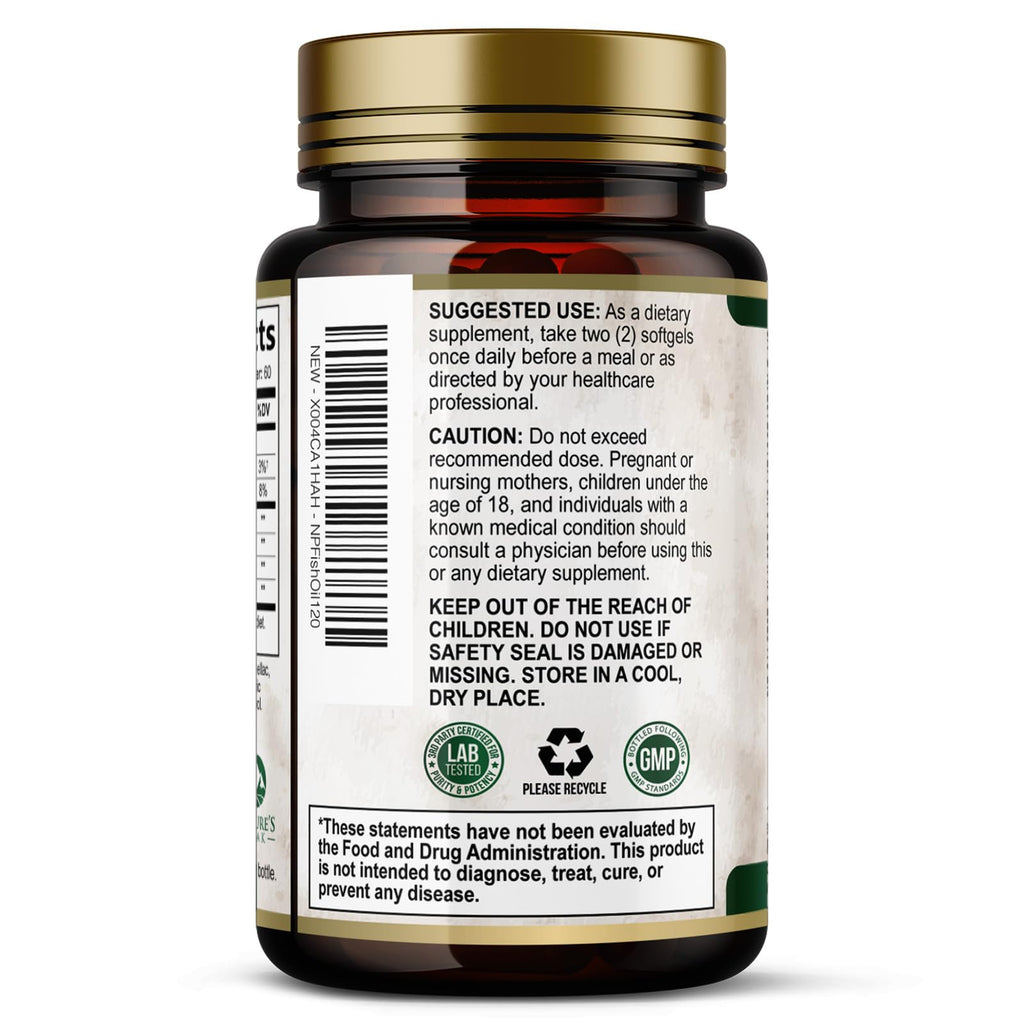 2400mg Omega 3 Fish Oil Softgels O6565