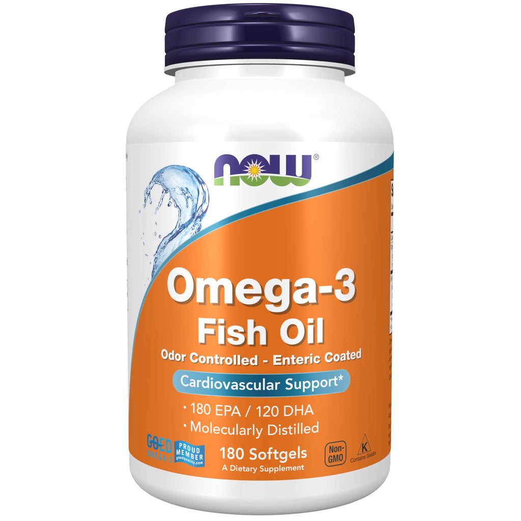 Omega-3 180 EPA / 120 DHA Enteric Coated 180 Softgels H924
