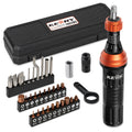 1/4 Inch Pound Torque Screwdriver Set, 10-80 In-Lb, 34-Pieces Bits N5335