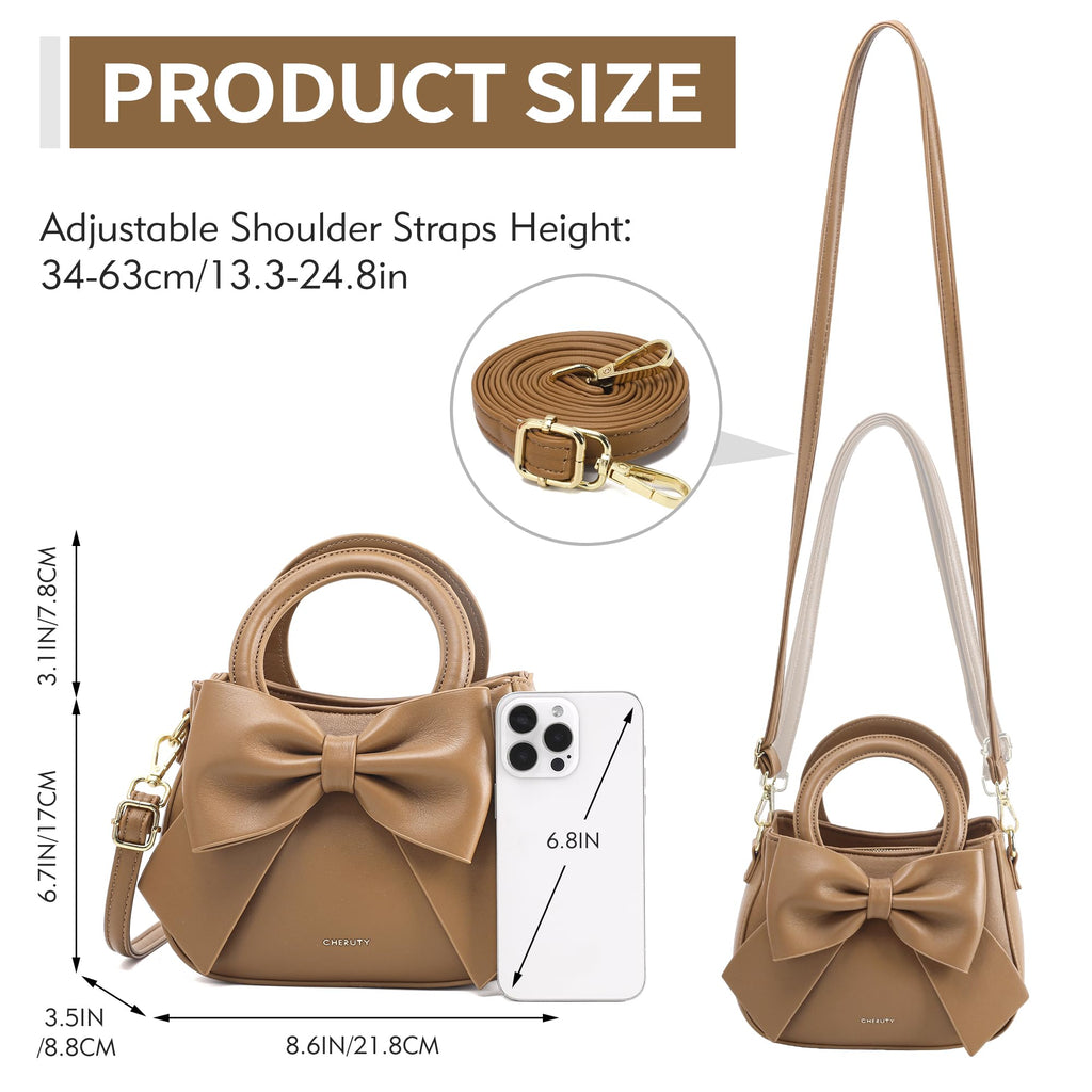 Vegan Leather Crossbody Bag with Top Carry Handle W2569