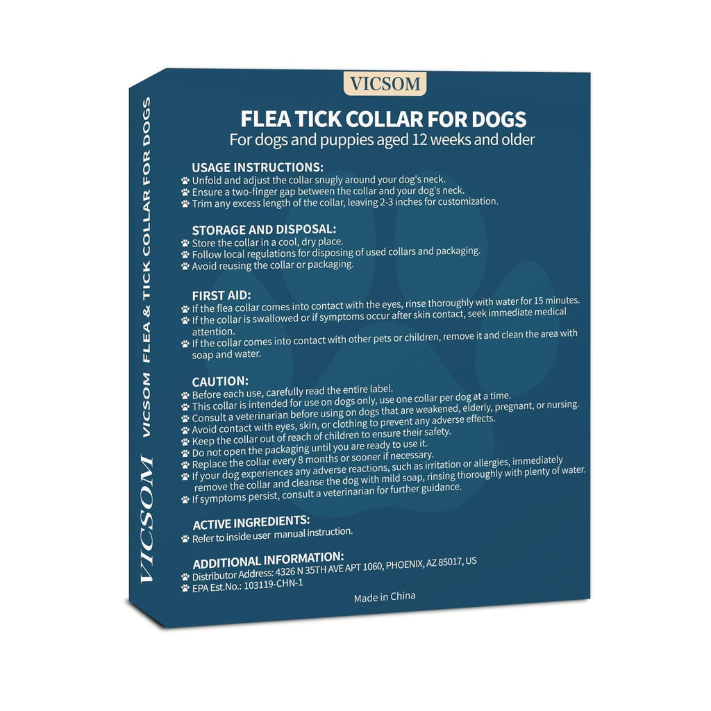 Flea Collar for Dogs 4 Pack G909953