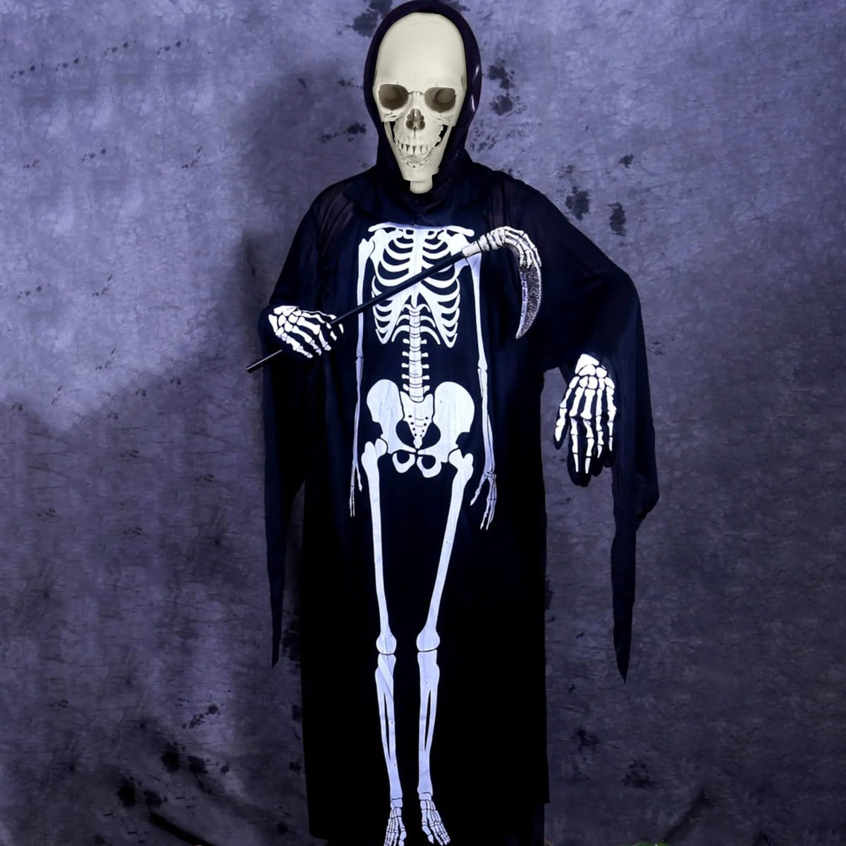 5.4FT 170cm Life Size Posable Skeleton with Movable Joints F146208