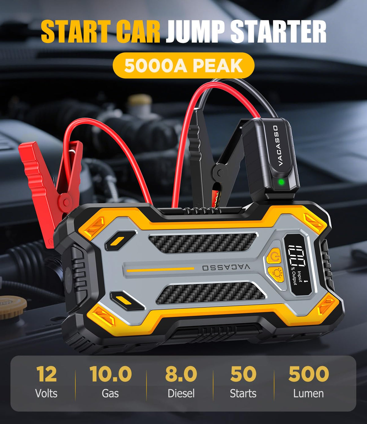 12V Portable Car Jump Starter L9286