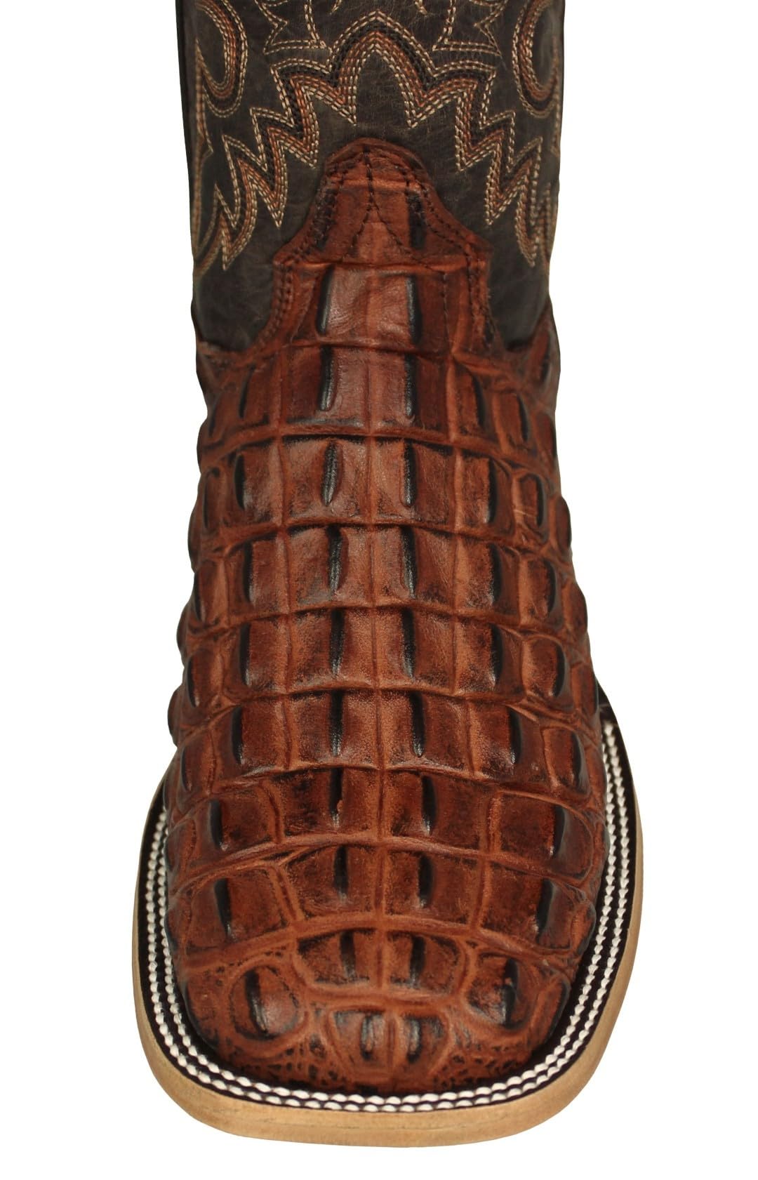 Cognac Leather Cowboy Boots N58847