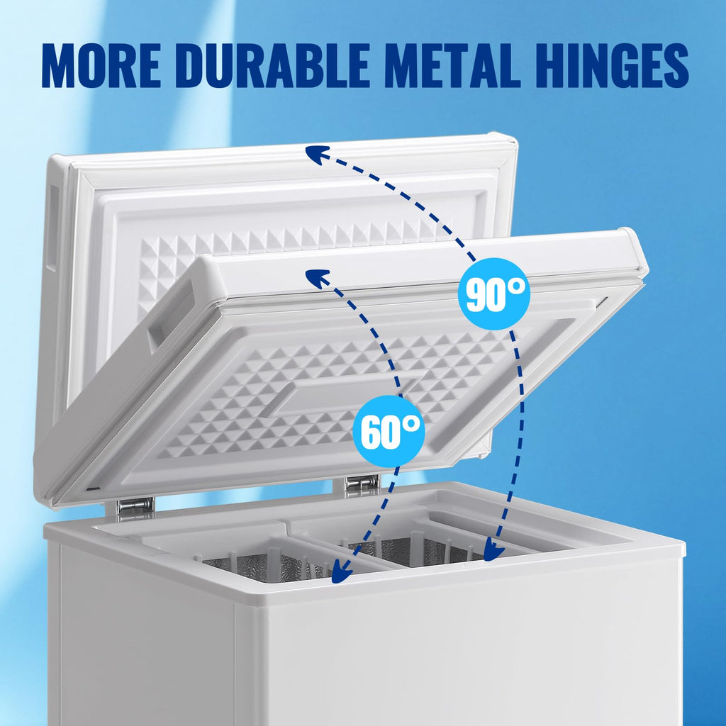 2.2 Cu. Ft. White Chest Freezer with Removable Basket X85922