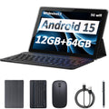 Android 15 Tablet 10 Inch 12GB RAM 64GB ROM 2 in 1 with Keyboard Case Mouse Stylus G30705