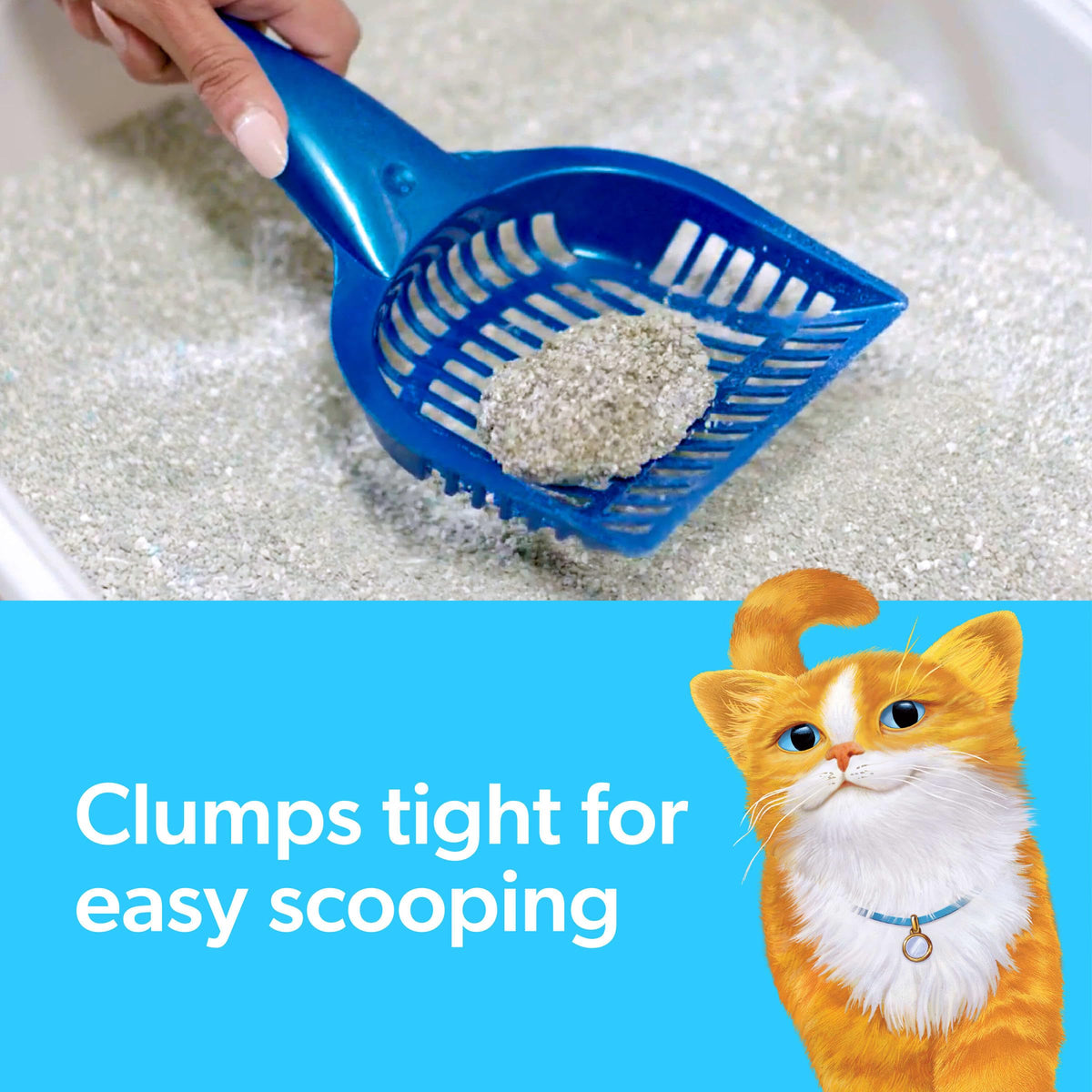 Light Weight Multi Cat Clumping Cat Litter 15.4 lb I557