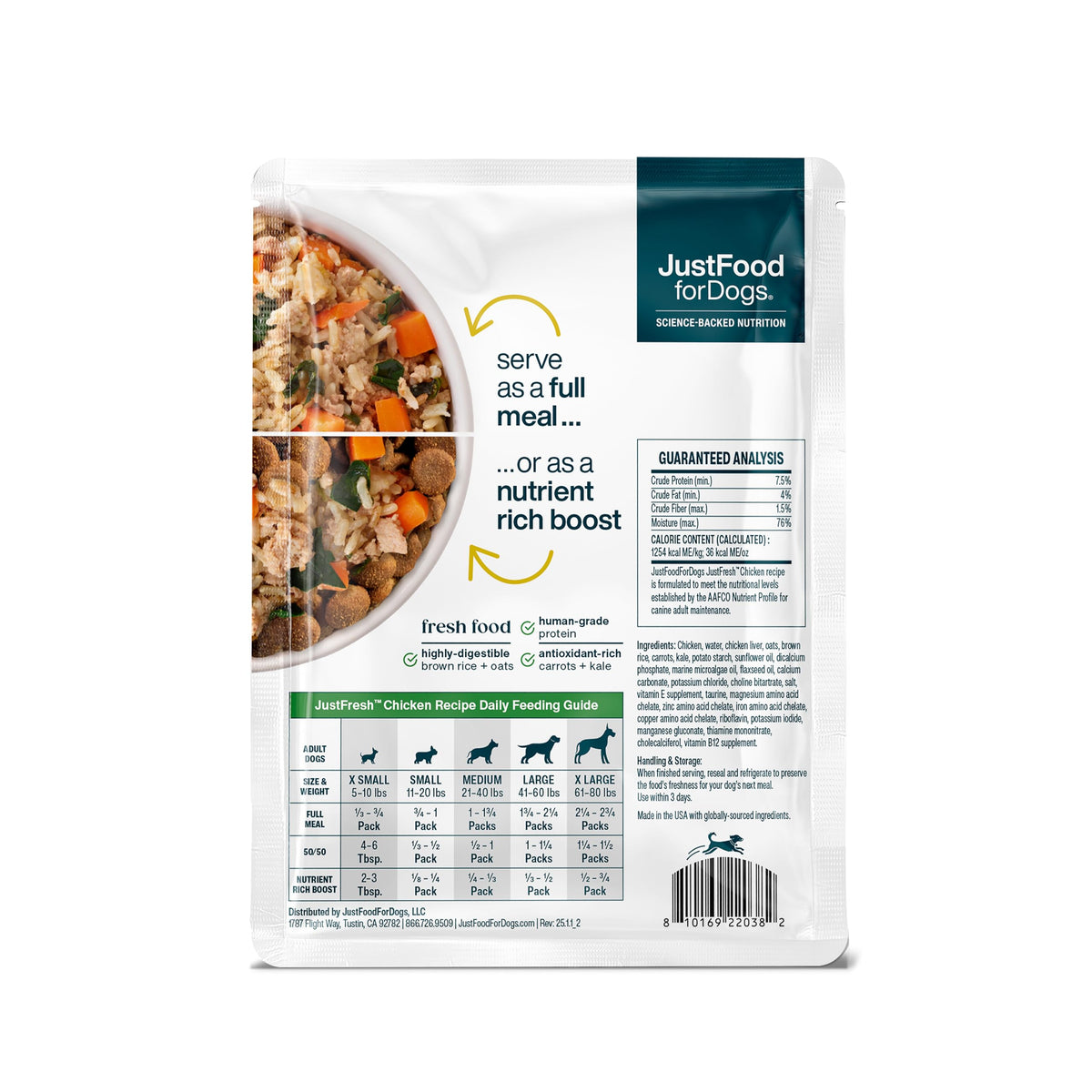 Chicken Wet Dog Food 7 Pack J9620