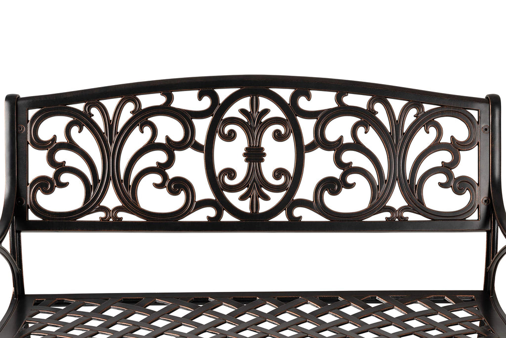 Cast Aluminum Bench K7849