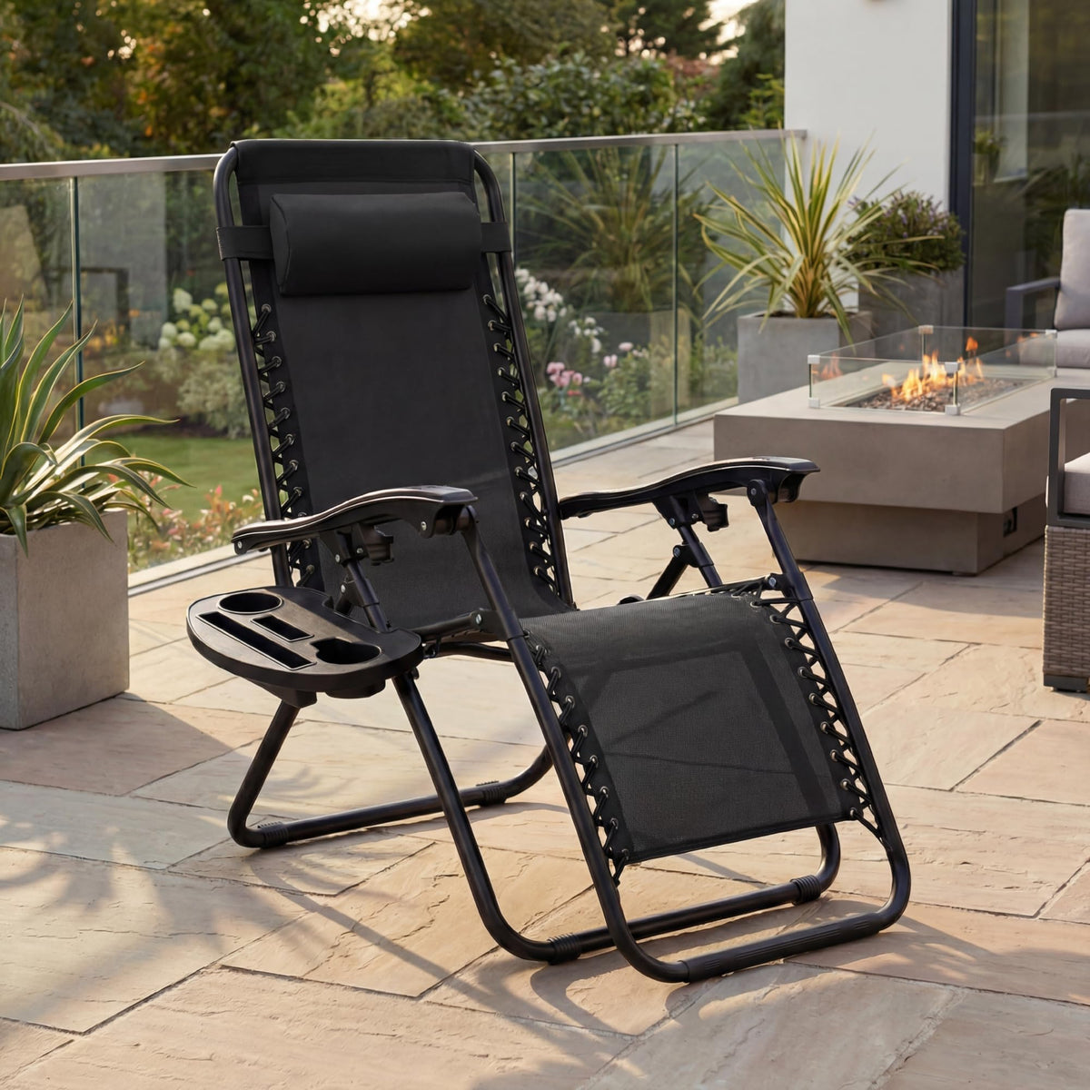 Zero Gravity Chair Recliner Black R2408