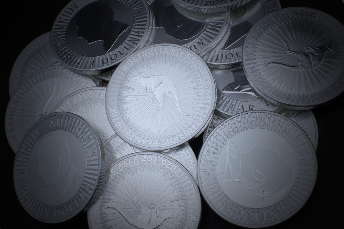 1 oz Australian Silver Kangaroo Brilliant Uncirculated O2346