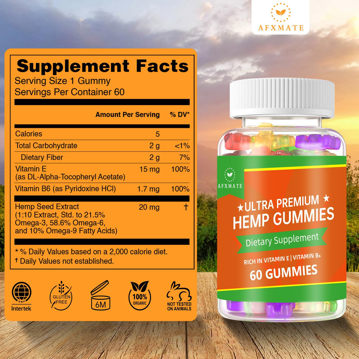 Hemp Gummies 120 Gummies S669512