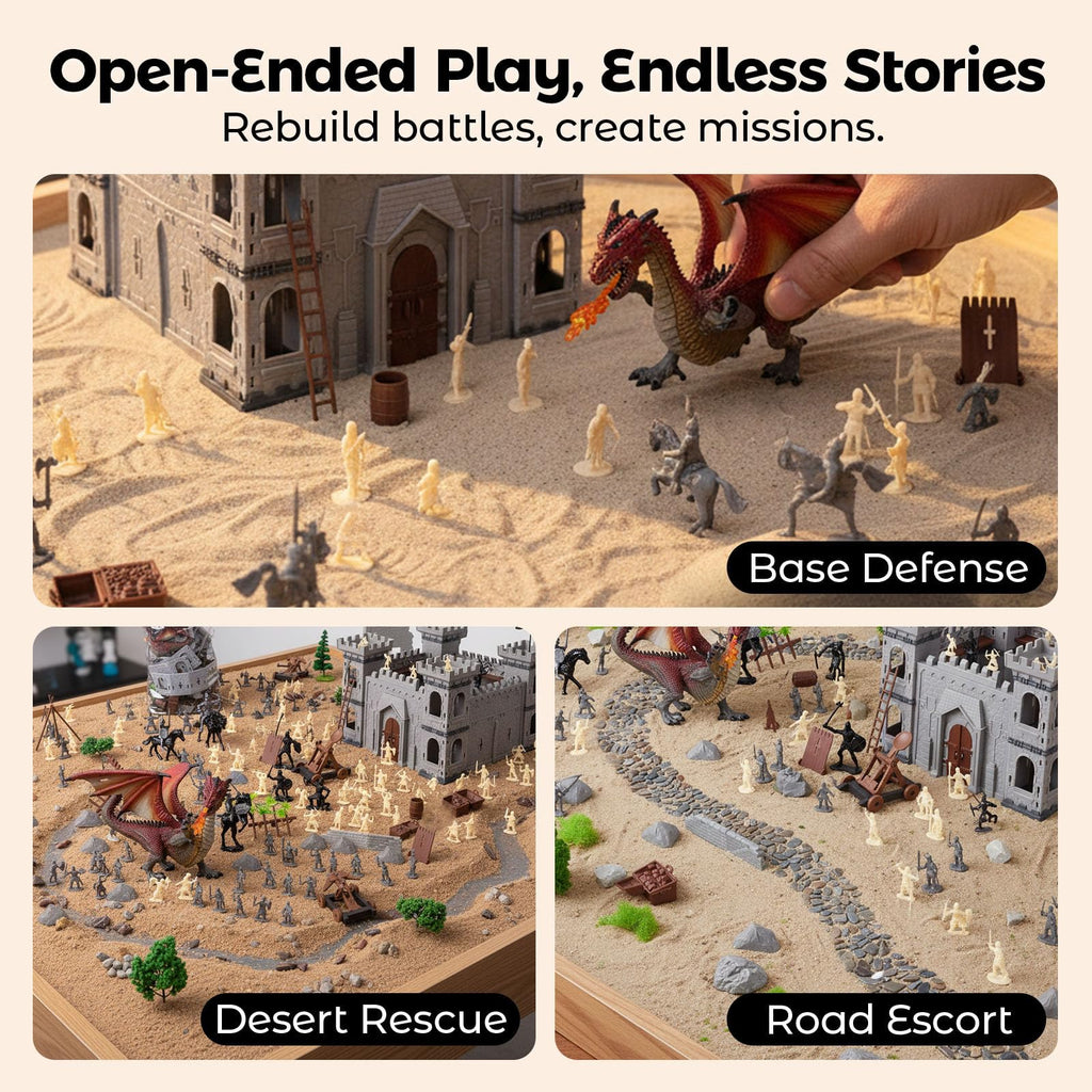 275PCS Medieval Dragon Castle Knights Figures Set Z44165