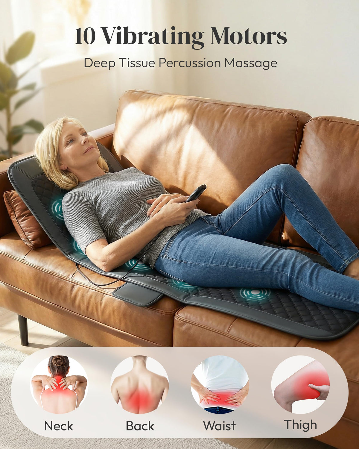 Full Body Massage Mat with Heat Z327849