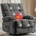 Oversized Recliner Chair with Massage and Heat F412802
