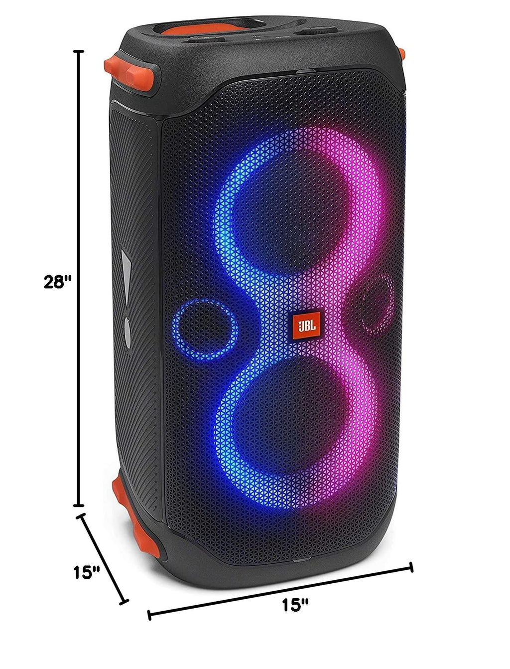 Portable Party Speaker with Built-in Lights Y482837