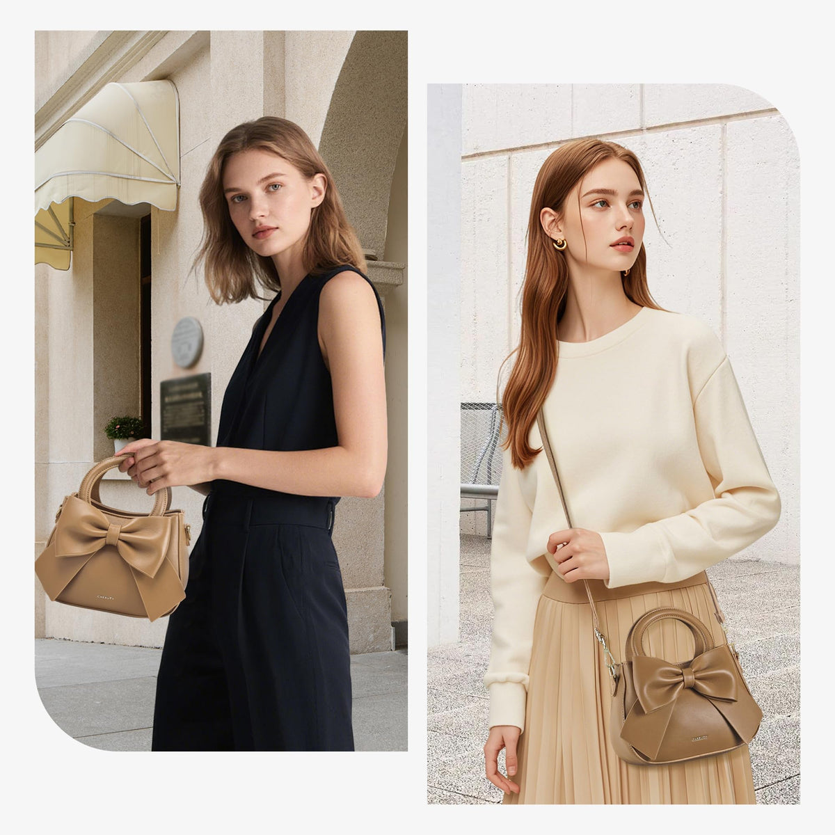 Vegan Leather Crossbody Bag with Top Carry Handle W2569