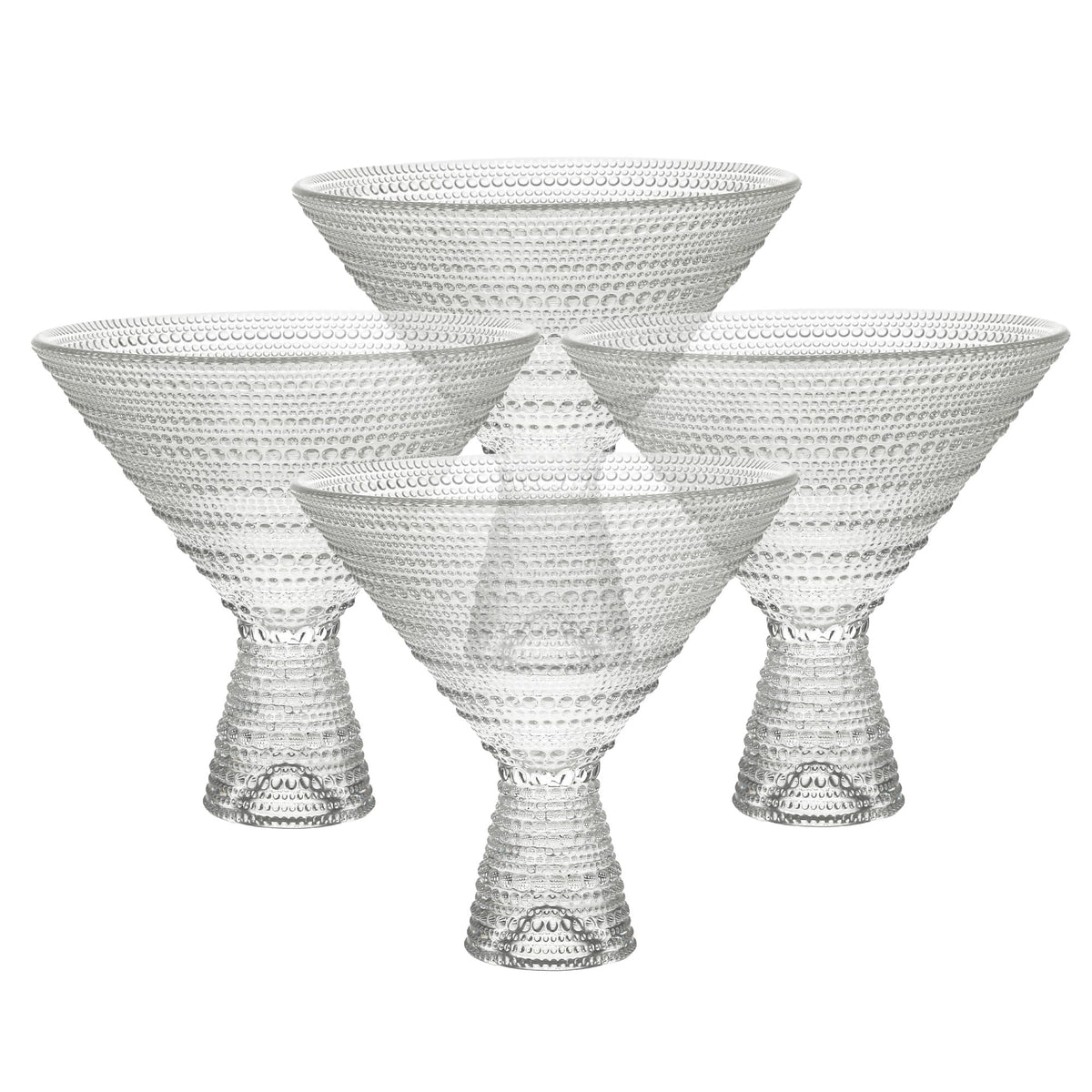Clear 11.5 Ounce Glass Martini Set of 4 X926210