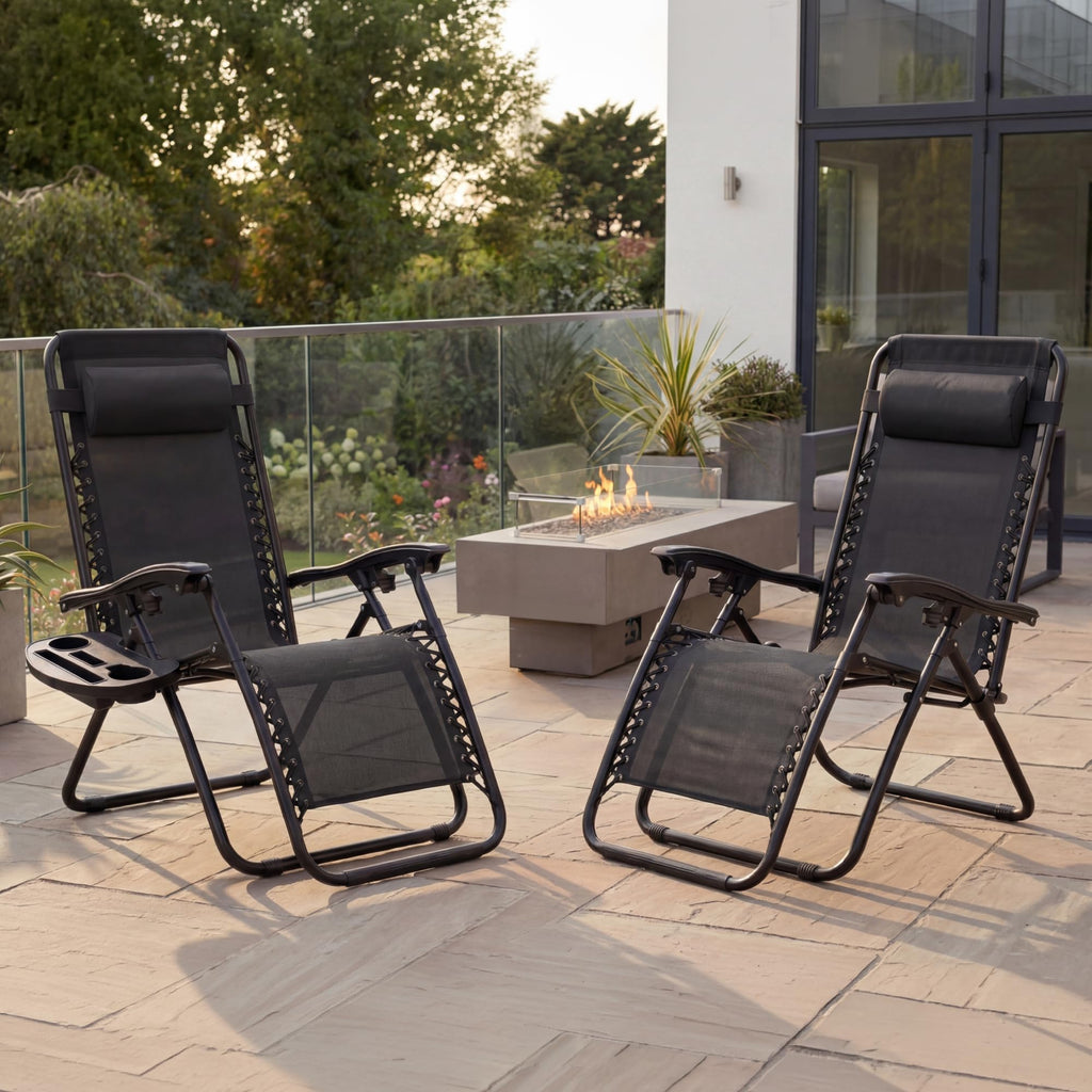 Zero Gravity Chair Recliner Black R2408