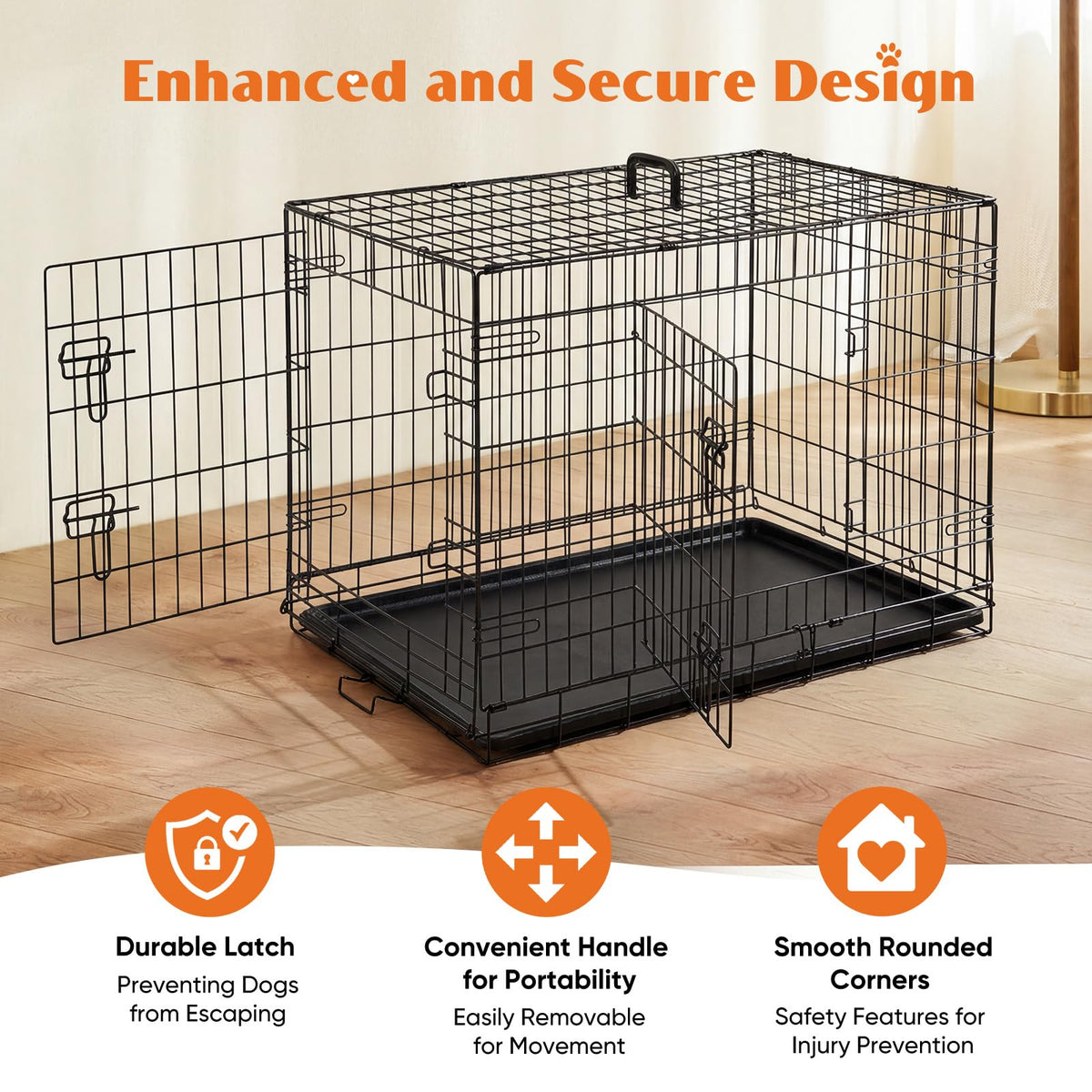 36 Inch Foldable Dog Crate B937