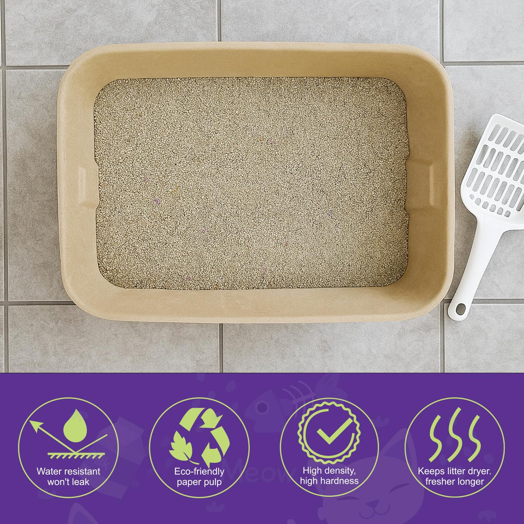 8 Pack Disposable Litter Boxes P89404
