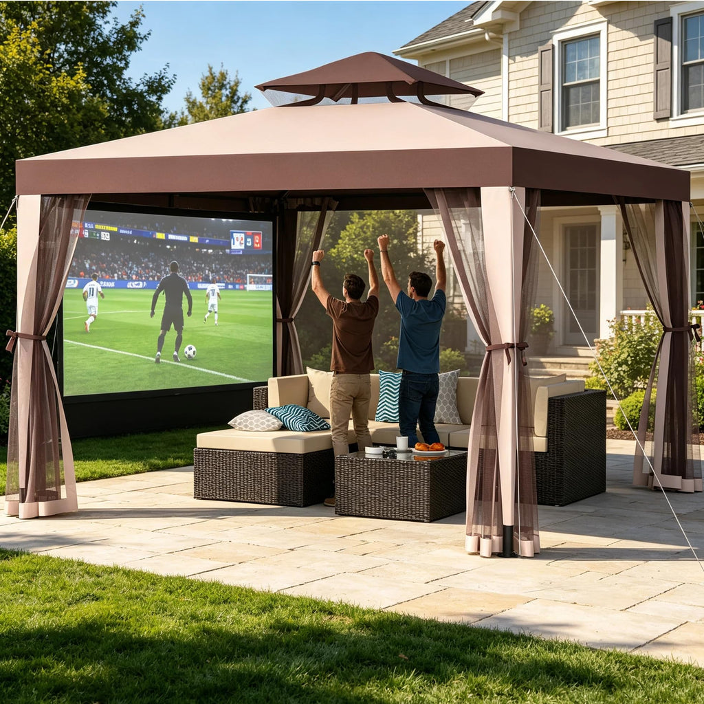 10×10 Outdoor Gazebo Canopy Tent B130