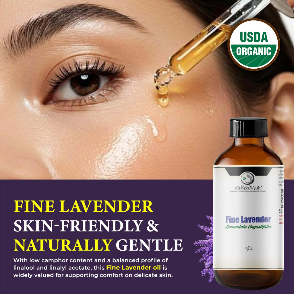 Organic Lavender Essential Oil 4 Fl Oz V584141