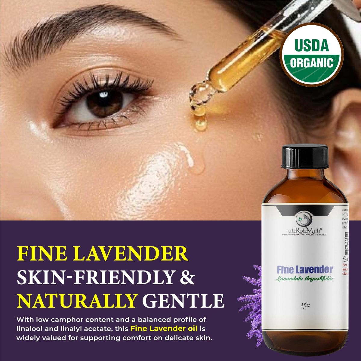 Organic Lavender Essential Oil 4 Fl Oz V584141