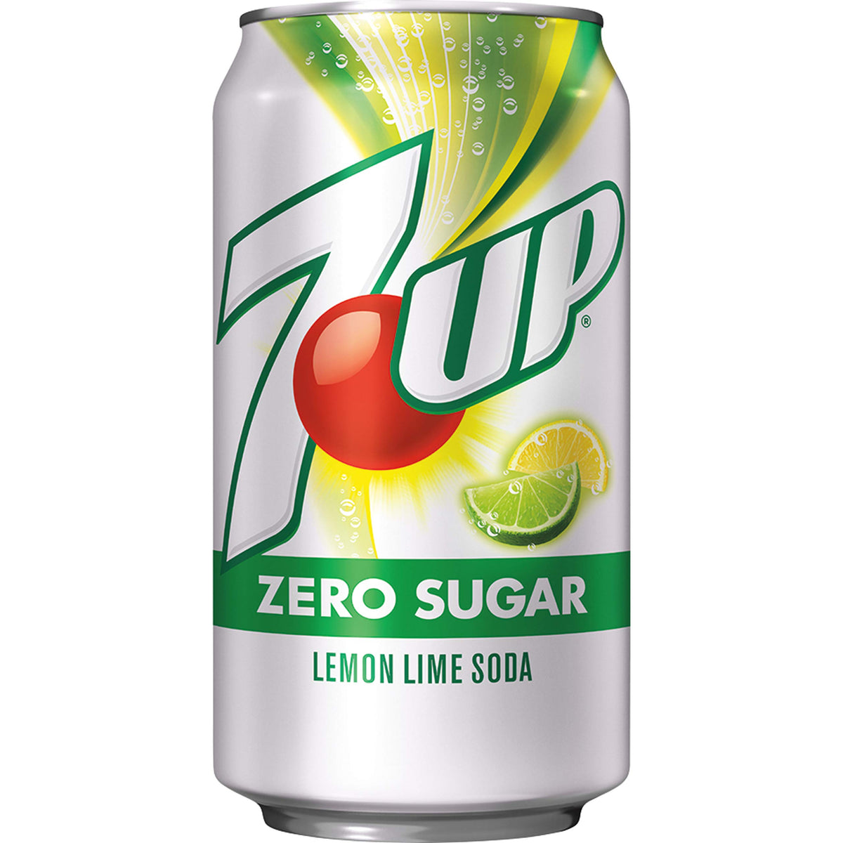 Zero Sugar 7-Up Soda, 12 Oz (Pack of 24) A374000