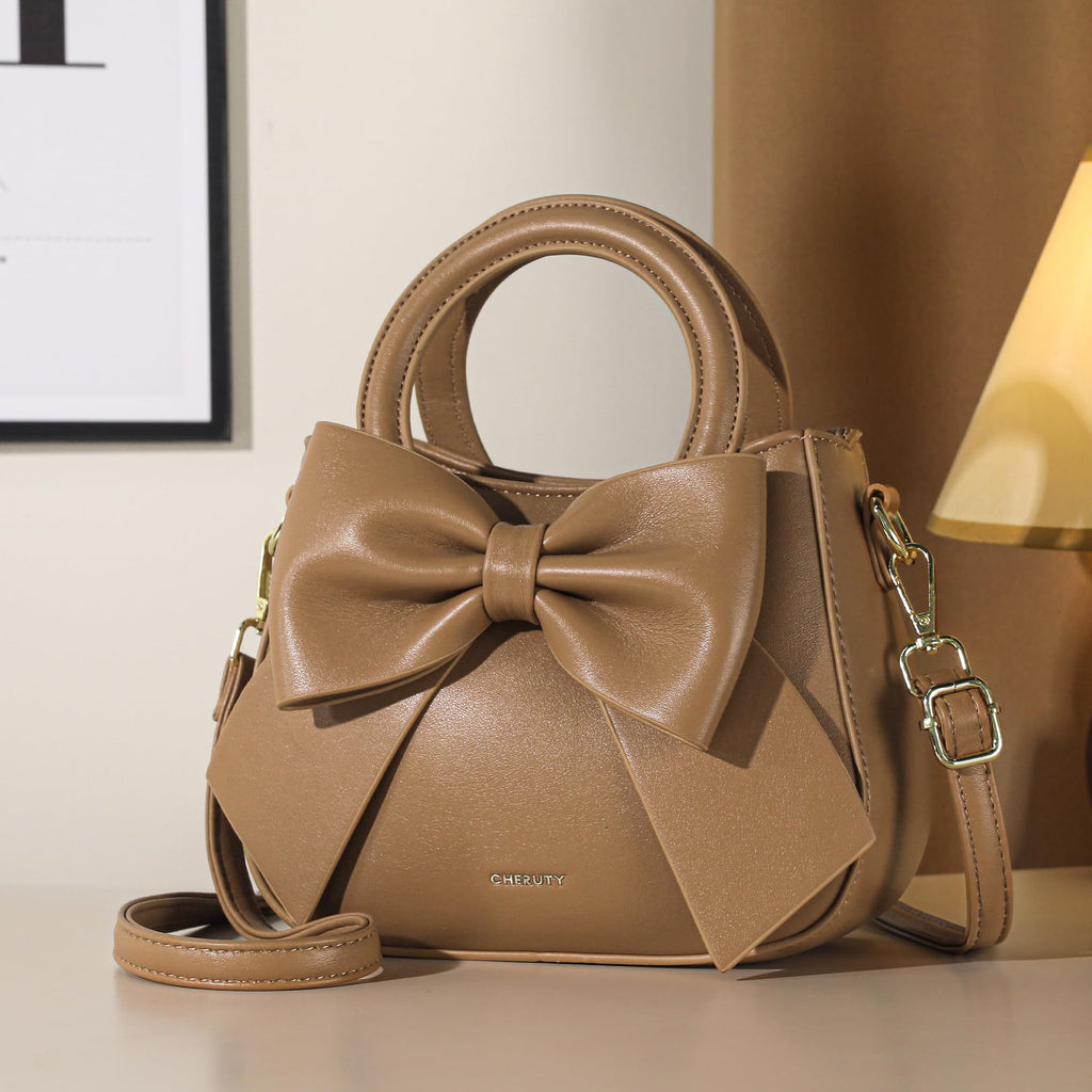 Vegan Leather Crossbody Bag with Top Carry Handle W2569