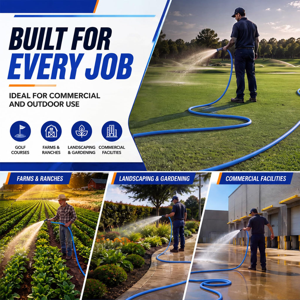 3/4" x 100 ft Lightweight Flexible Garden Hose N6660