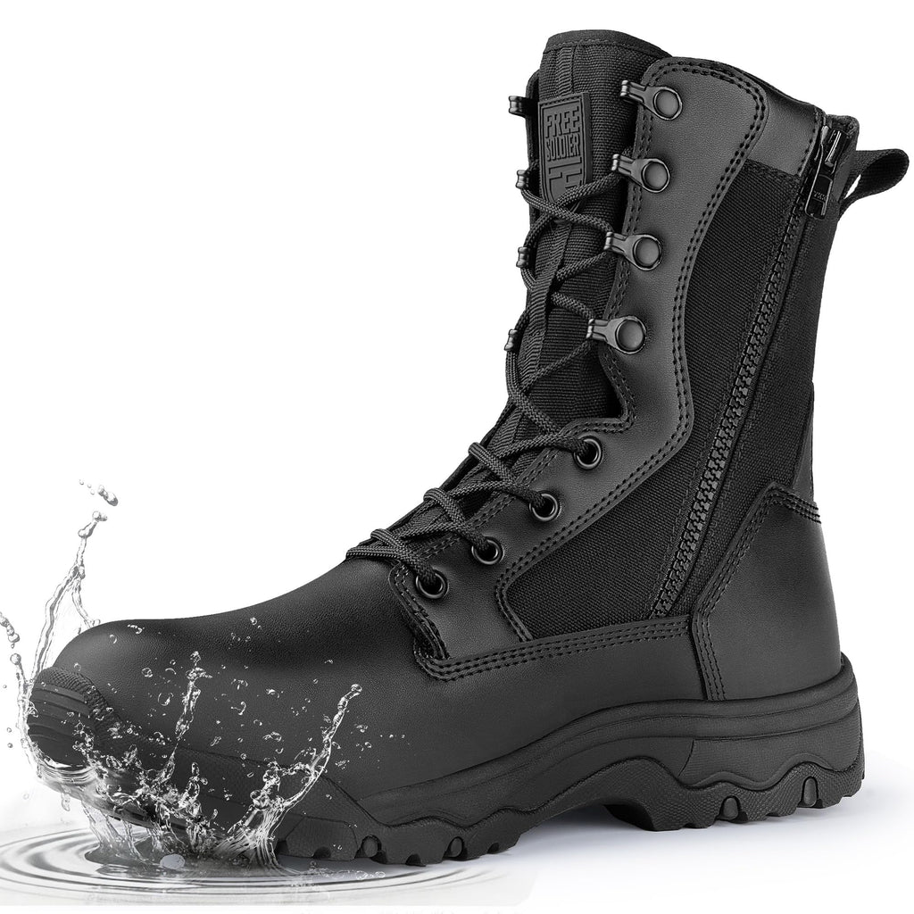 Waterproof Side Zip 8" Tactical Boot O320