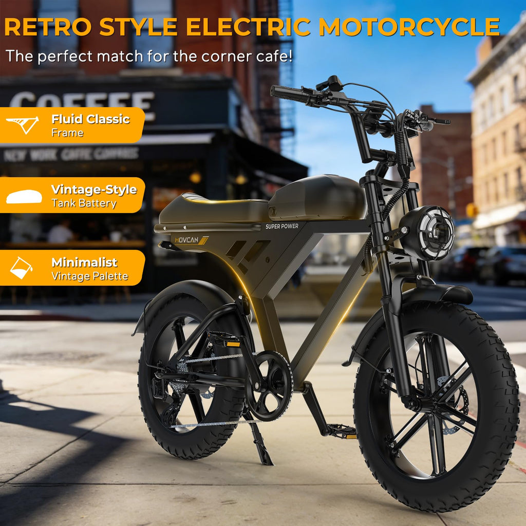 1000W Electric Bike 20" Fat Tire 7-Speed S91770