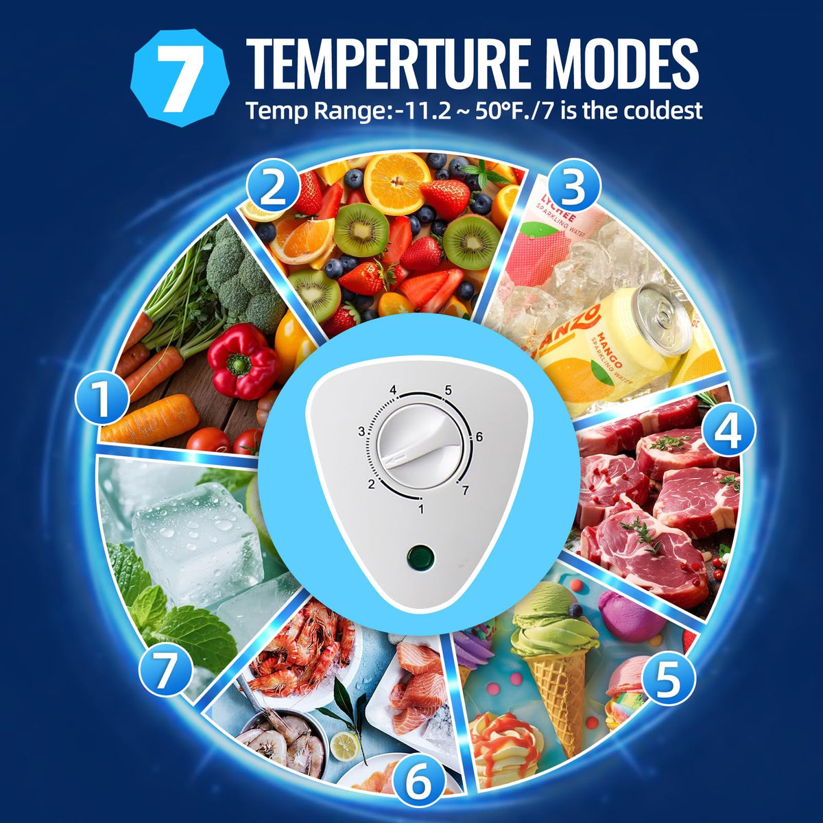 2.2 Cu. Ft. White Chest Freezer with Removable Basket X85922