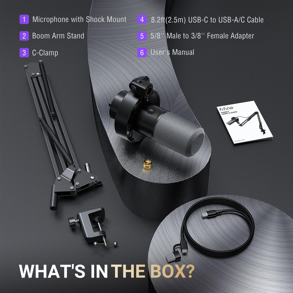 USB/XLR Dynamic Vocal Microphone Kit Q783