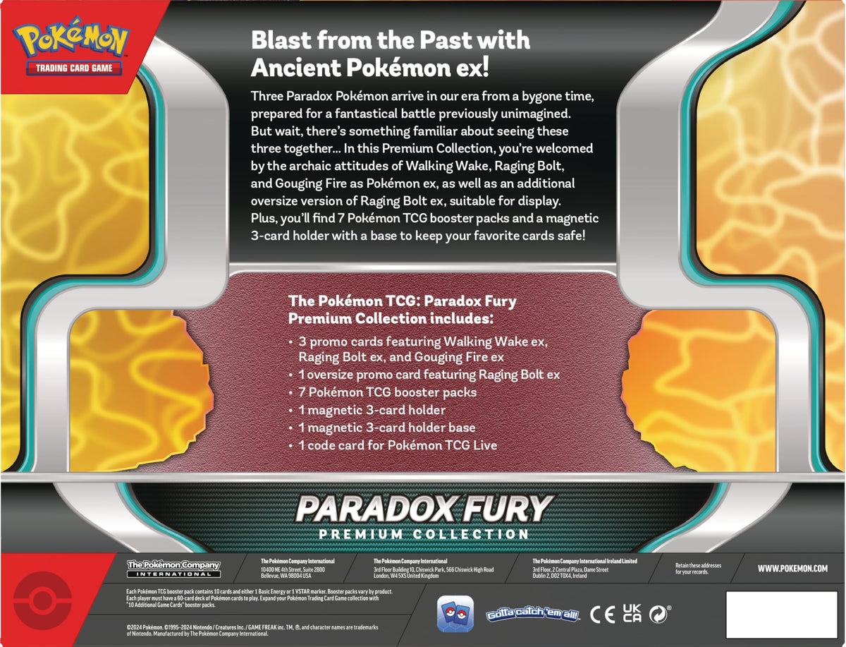 Pokemon TCG Paradox Fury Premium Collection X710504